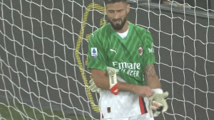 Nestvarne scene na meču Genoa - Milan: Isključena oba golmana, Giroud spašavao Rossonere!