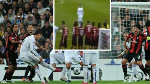 Kako su samo bili naivni?! U živom zidu Pirlo, Ibra, Seedorf, Ronaldinho, a tamo Ronaldo...