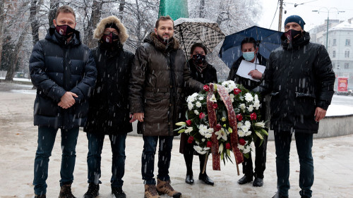 Položen vijenac uoči otvaranja memorijalnog turnira "Maja Đokić"