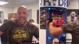 Takmičili se ko ima jači udarac, a onda je Tyson Fury odlučio da udari boks mašinu