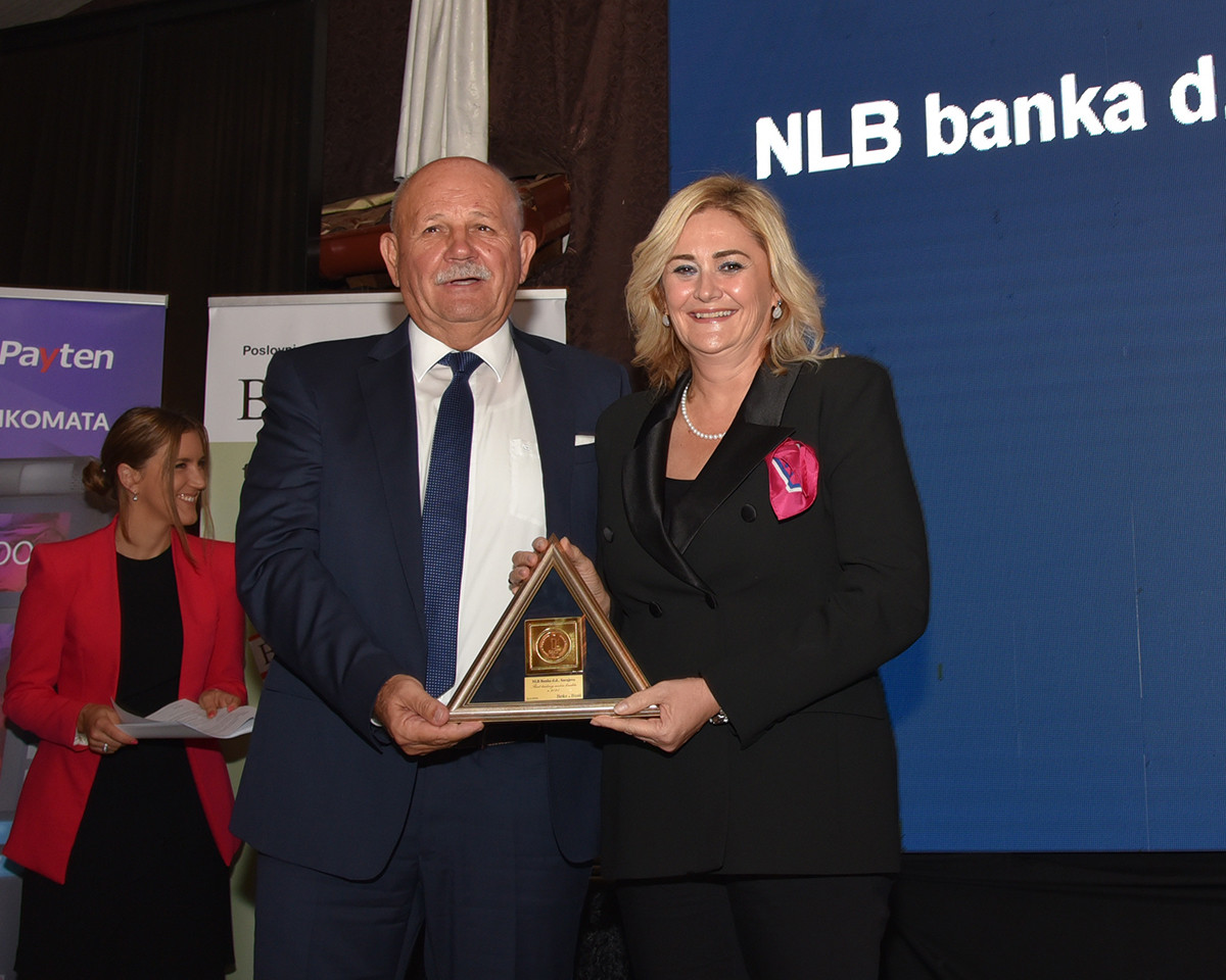 NLB Banka d.d. Sarajevo dobitnica priznanja “Zlatni BAM” 2022.