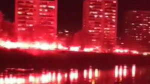 Robijaši se velikom bakljadom oprostili od svog druga s tribine