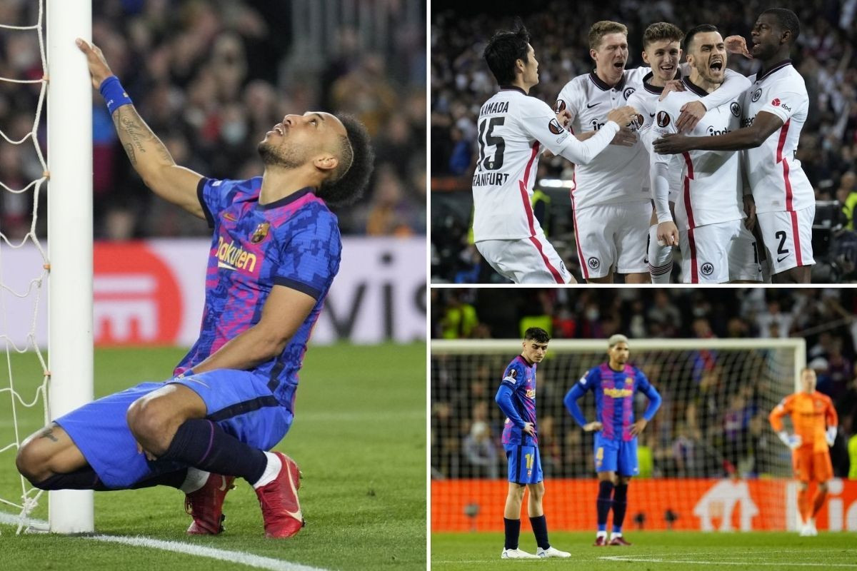 Težak šamar Kataloncima: Eintracht do nadoknade ponižavao Barcelonu i izbacio je iz Evropske lige Težak šamar Kataloncima: Eintracht do nadoknade ponižavao Barcelonu i izbacio je iz Evropske lige
