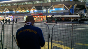 Pogledajte šta se dešava ispred stadiona Grbavica pred meč BiH - Sjeverna Irska