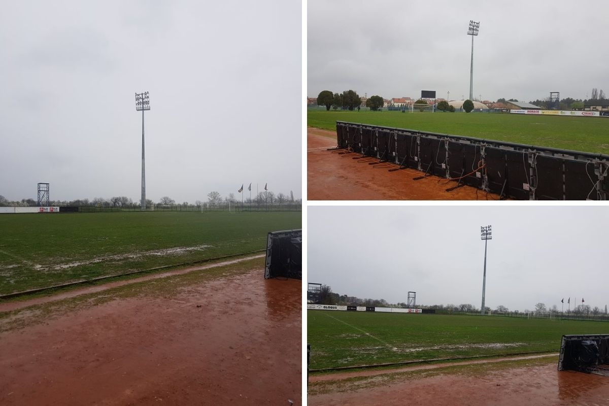 Kiša, vjetar, lokve: Još jedna utakmica Premijer lige BiH će se odigrati na teškom terenu