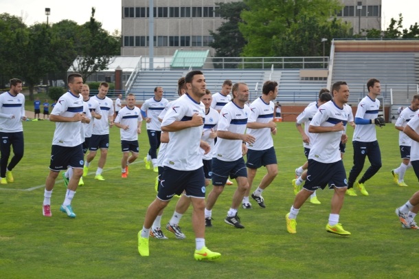 Zmajevi odradili trening, Bičakčić i Lulić radili odvojeno