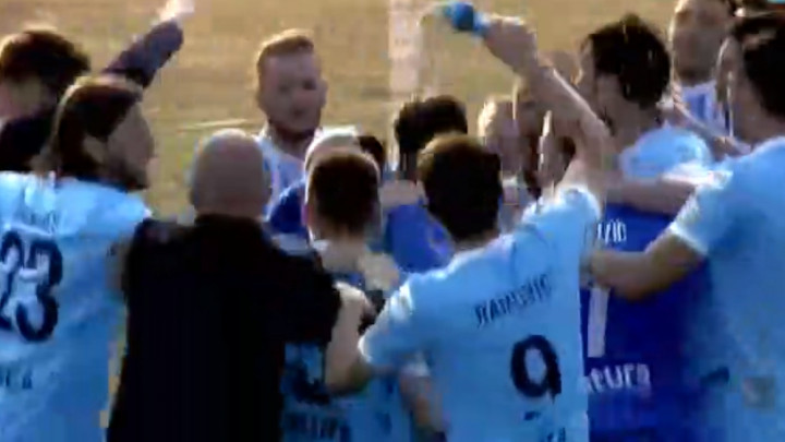 Fudbaleri Željezničara proslavili trofej: Kup, kup, kup je naš!