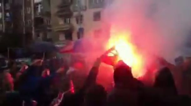 Remi Kosova i Haitija, zapaljena zastava Srbije