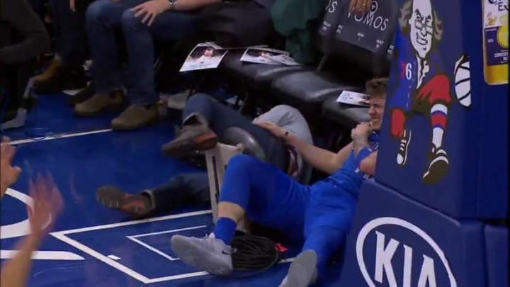 Luka Dončić povrijedio kamermana