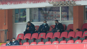 Džeko i Pjanić sa tribina posmatraju duel protiv Kostarike