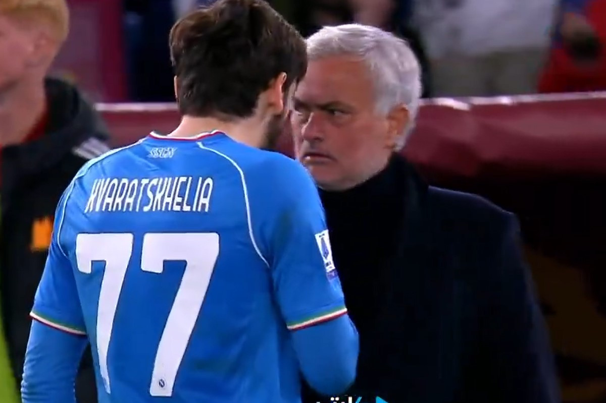 Jose Mourinho u žestokom obračunu sa zvijezdom Napolija - Gdje je pamet Gruzijcu?