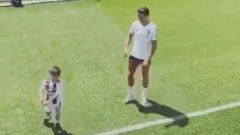 Sin Miralema Pjanića oduševio Ronalda imitacijom njegove proslave gola