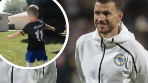 Nije skidao dres Edina Džeke dok je bio dijete, a sada će s Dijamantom igrati za Bosnu i Hercegovinu