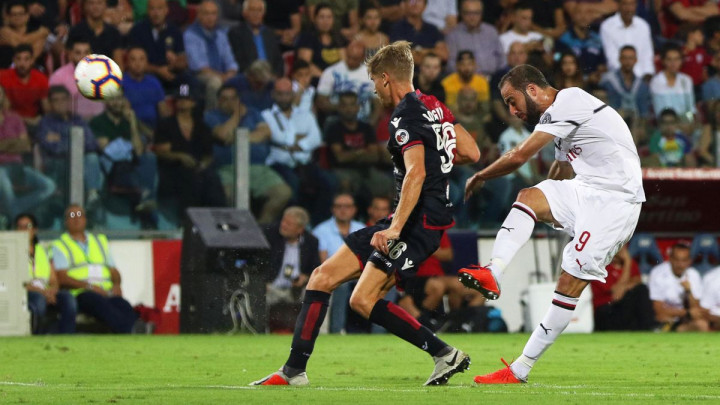 Higuain proradio, Milanu samo bod protiv Cagliarija