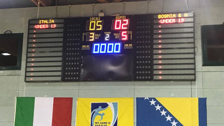 Bh. juniori poraženi u prijateljskom meču od Italije