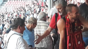 Amel Tuka sa šalom Čelika na Bilinom polju