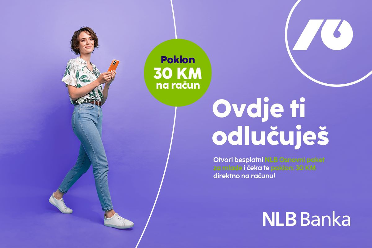 NLB Banka Sarajevo obezbijedila pogodnosti za NLB Osnovni paket za mlade NLB Banka Sarajevo obezbijedila pogodnosti za NLB Osnovni paket za mlade