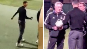 Cristiano Ronaldo se pojavio na treningu Real Madrida