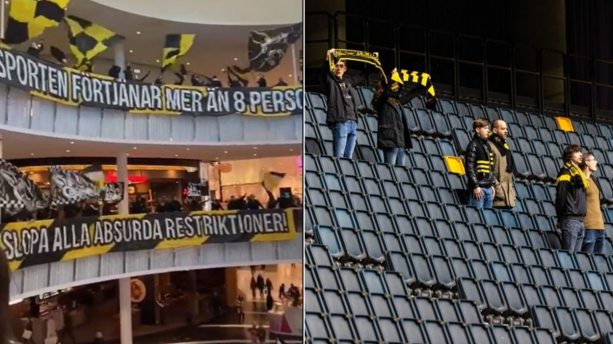 Apsurd u Švedskoj: Navijači napravili ludnicu u tržnom centru jer na stadion može samo njih osam Apsurd u Švedskoj: Navijači napravili ludnicu u tržnom centru jer na stadion može samo njih osam