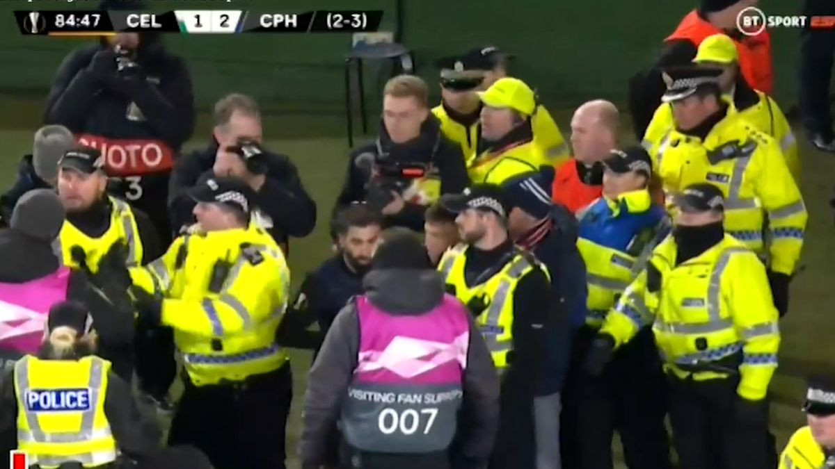 Pobjedu Kopenhagena na Celtic Parku dobro je 'osjetio' i jedan policajac