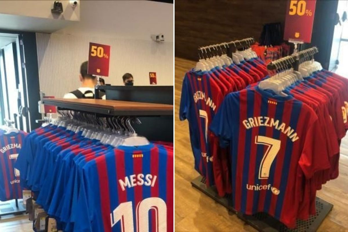 Barcelona pronašla način kako da se riješi svih dresova Messija i Griezmanna koji se prodaju i dalje Barcelona pronašla način kako da se riješi svih dresova Messija i Griezmanna koji se prodaju i dalje