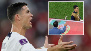 Marokanac s tribine zalio Ronalda vodom, zaštitari odmah došli do njega i šokirali ga s kaznom