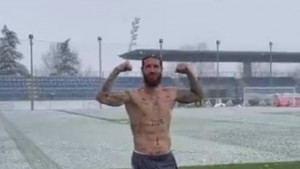 Snijeg iznenadio Madriđane, a Sergio Ramos se skinuo i poručio: Baš volim ljeto