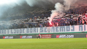 Navijači Širokog Brijega napravili spektakl na Pecari