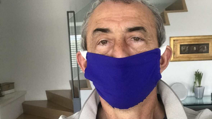 Baždarević pravi maske od dijelova dresa Željezničara