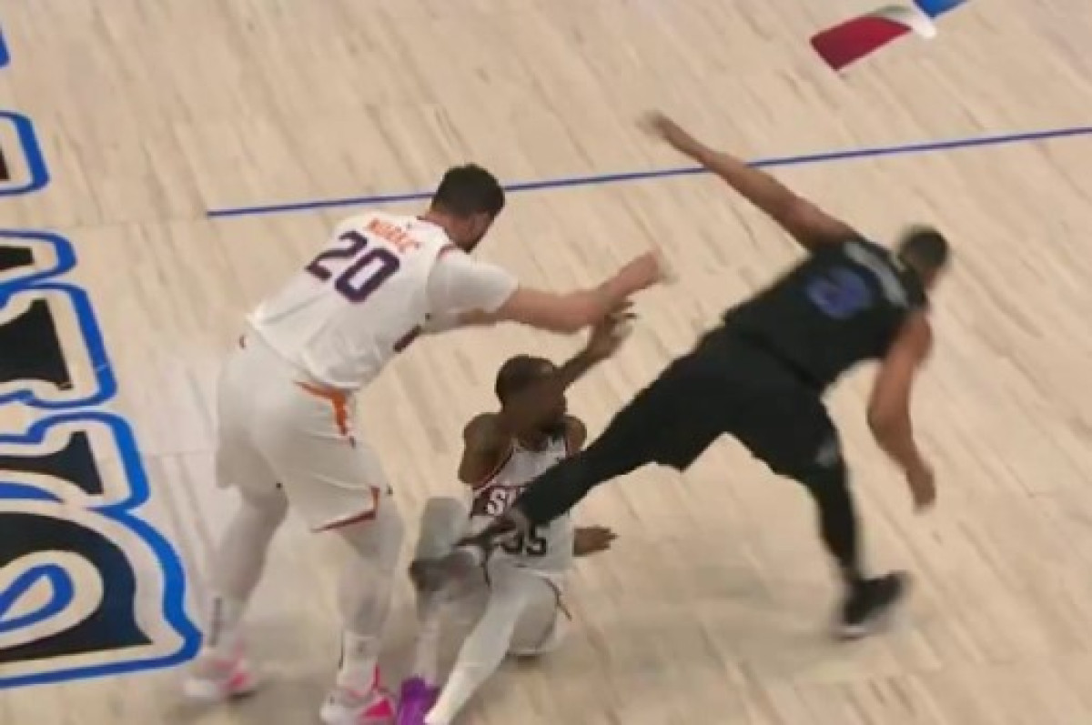 Nurkić sa leđa odgurnuo igrača Dallasa - Jusuf i Kevin Durant umalo izazvali veliku tuču