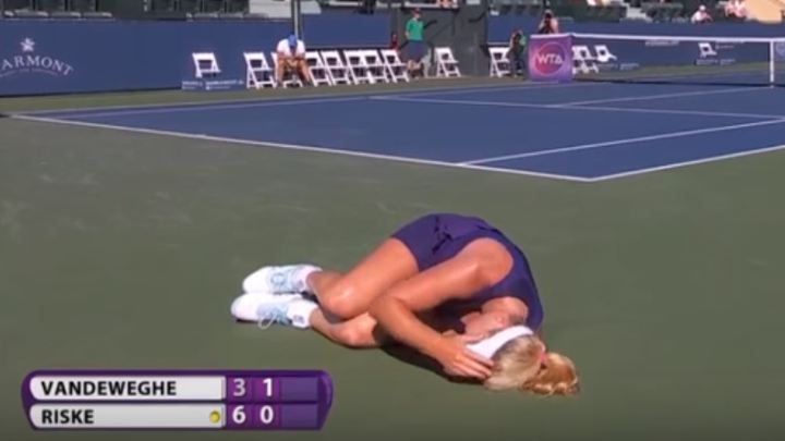 Jeziva povreda američke teniserke