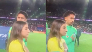 Na tom stadionu igra već godinama i nije mogao da vjeruje šta se dešava tokom himne Brazila