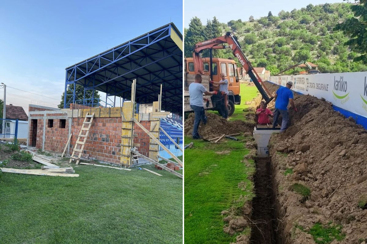 Dok se reprezentacija blamira, dva kluba u BiH ne prestaju da grade svoje stadione