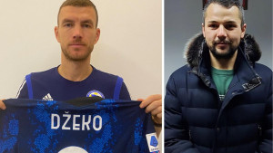 Kupio dres Edina Džeke za 10.000 KM, pa dobio neočekivan poziv Vice Zeljkovića