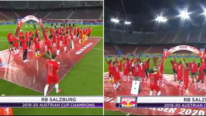 Proslava trofeja u doba korone: Ovakvo nešto nikada prije nije viđeno u fudbalu