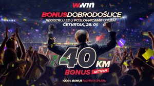 Ne propustite sjajnu priliku: Wwin - bonus dobrodošlice – Četvrtak 28.01.2021.