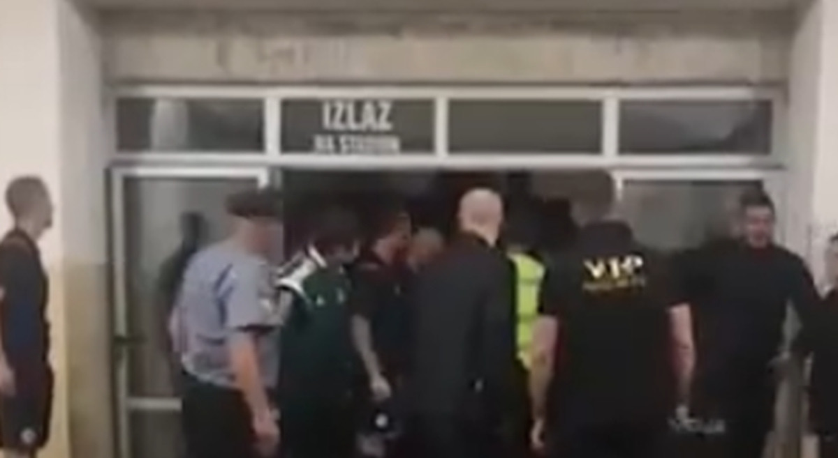 Snimak iz tunela Banja Ilidže se pojavio na internetu: Sudija udario redara Zvijezde?