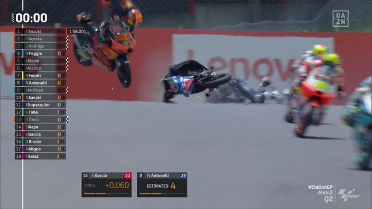 Težak incedent u Moto3: Stravičan sudar Sasakija i Dupasquiera, na stazu sletio i helikopter