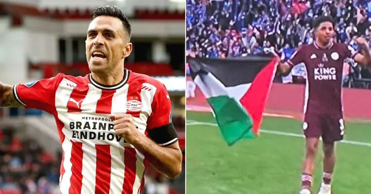 Bezobrazluk bez granica: Izraelac "oskrnavio" slavlje igrača Leicestera sa zastavom Palestine