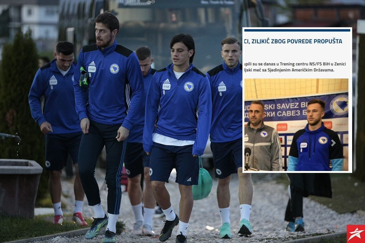 NFSBiH objavio jučer da Ziljkić zbog povrede ne igra protiv Amerike, on danas starter za Olimpiju