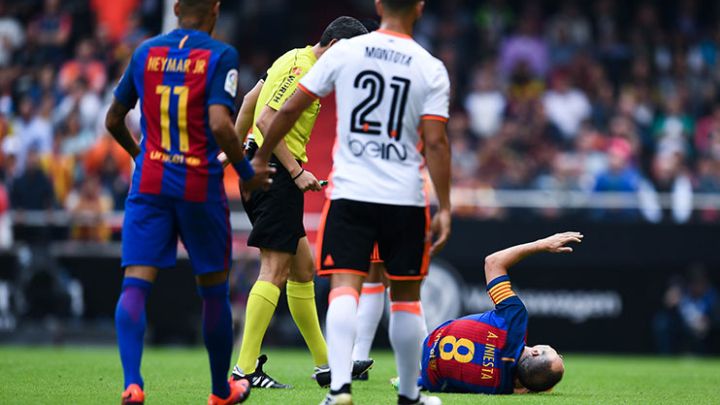 Andres Iniesta doživio tešku povredu protiv Valencije