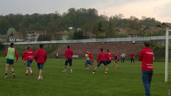 Fudbaleri Mladosti vježbali izvođenje prekida Fudbaleri Mladosti vježbali izvođenje prekida