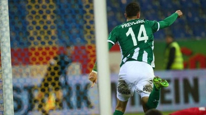 Prevljakov gol nedovoljan Mattersburgu