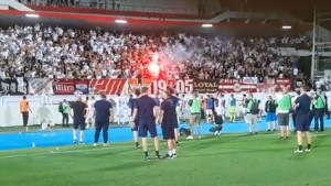Veliko slavlje navijača i igrača Zrinjskog nakon možda i historijske pobjede