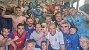 Fešta u svlačionici GOŠK-a: I Ćorić se opustio sa igračima