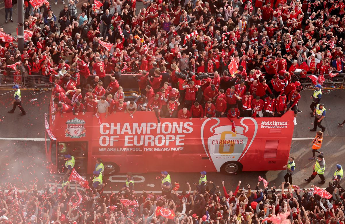Spektakularan doček za prvake Evrope u Liverpoolu!