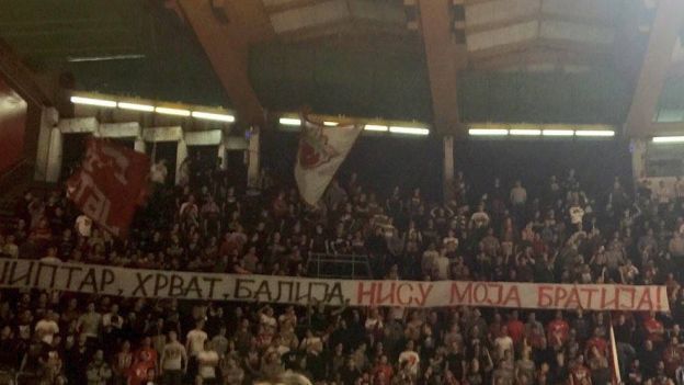 Surov doček Alena Omića u dresu Zvezde: Šiptar, Hrvat, balija, nisu moja bratija!