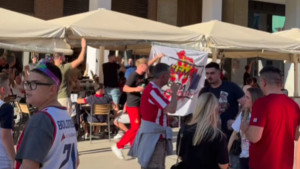Navijači Zvezde u Madridu vrijeđaju Marija Hezonju