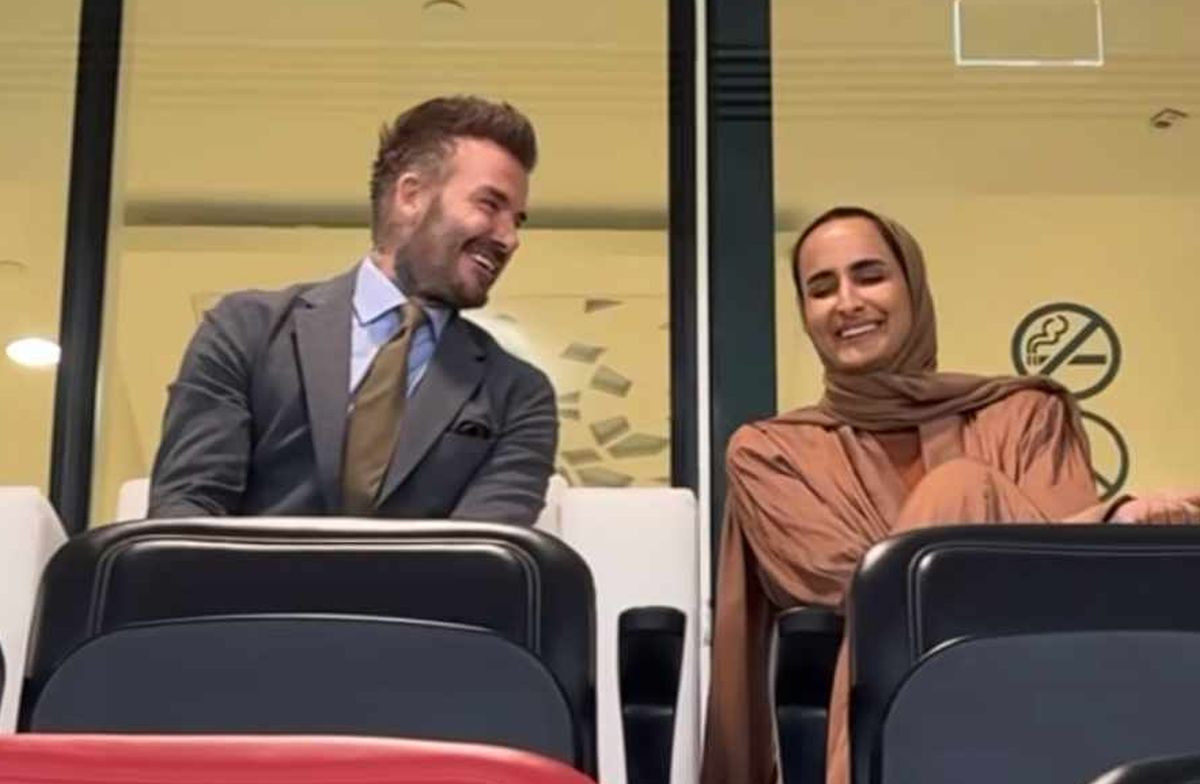 Beckham ulovljen sa katarskom princezom, kad je shvatio da ga snimaju iznenadio je sve reakcijom