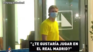Haalanda deset puta pitali dolazi li u Real Madrid, a njegova reakcija je sve rekla